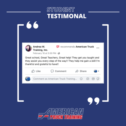 andrea-trucking-school-testimonial